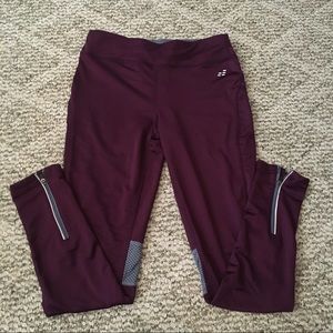 Maroon Workout leggings